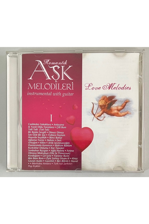 Romantik Aşk Melodileri İnstrumental With Guitar Cd (Orjinal Dönem Baskı)