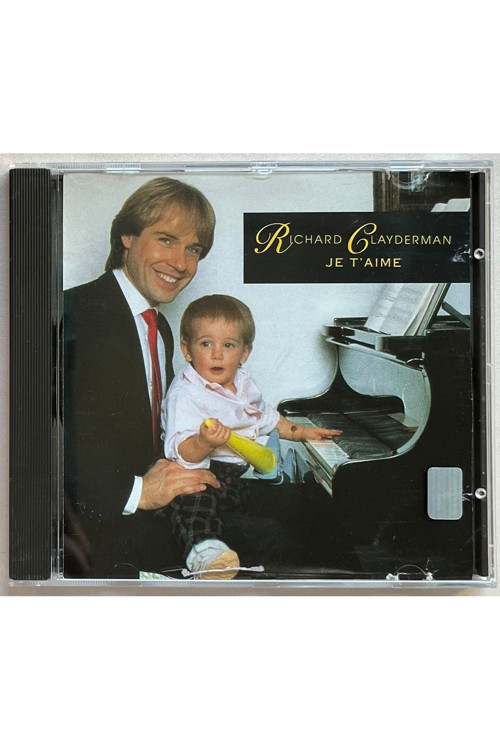 Richad Clayderman Je T'Aime Cd (Orjinal Dönem Baskı Cd)
