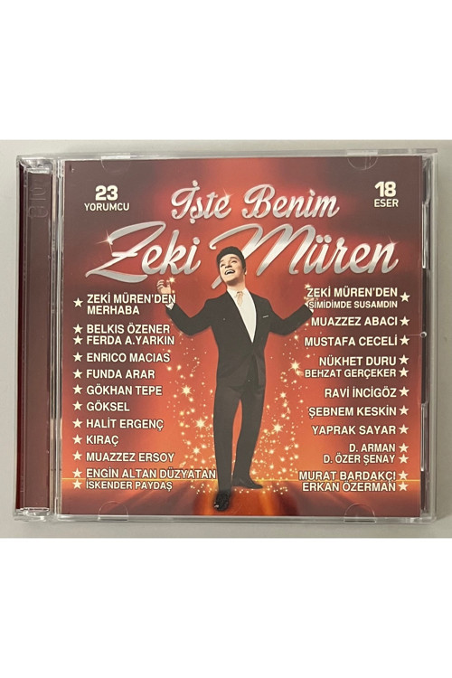 İşte Benim Zeki Müren 23 Yorumcu 18 Eser Çift Cd (Orijnal Dönem Baskı Cd)