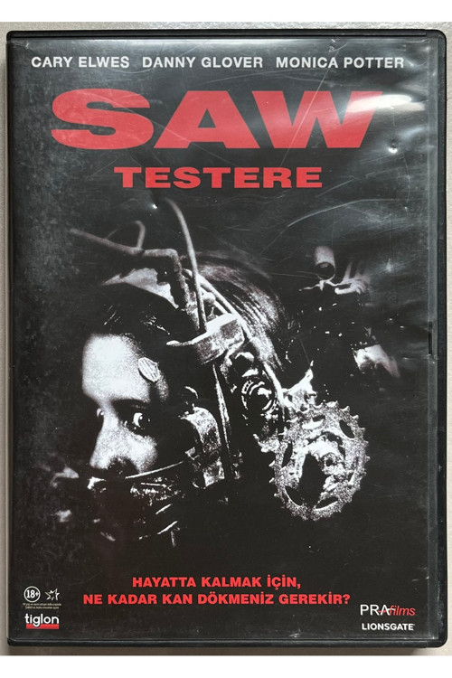 Saw Testere Dvd (Orjnal Dönem Baskı Dvd)