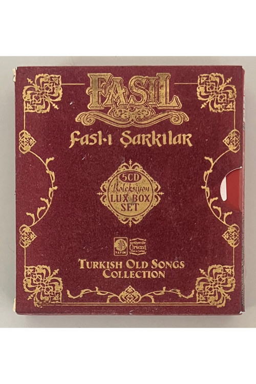 Fasıl Fasl-I Şarkılar 5 Cd 73 Eserlik Lüx Box Set Cd Kadife Kutulu (Orijinal Dönem Baskı Cd)