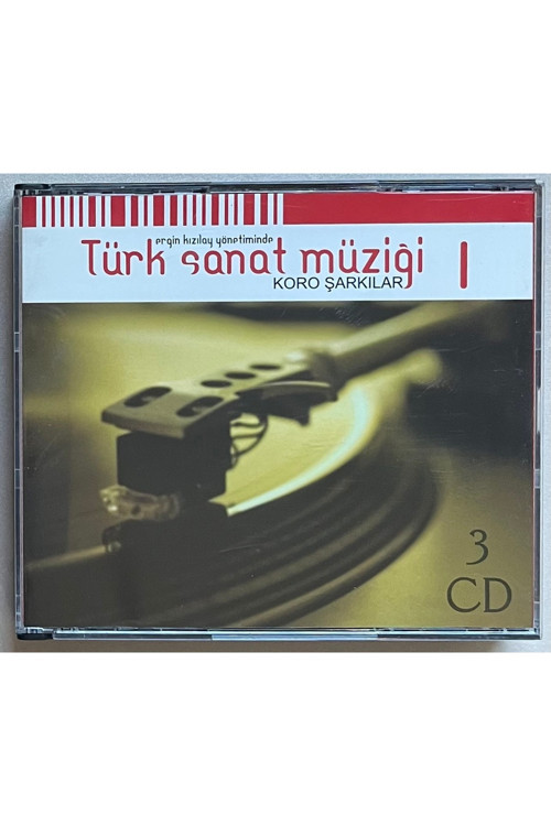 Ergin Kızılay Yönetiminde Türk Sanat Müziği Koro Şarkıları 1 Üç Cd Set (Orijinal Dönem Baskı 3 Cd)