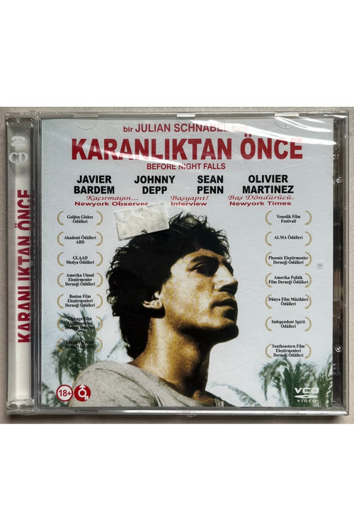 Karanlıktan Önce Before Nıght Falls Vcd (Javıer Bardem,J Oohnny Deep) (Orjnal Dönem Baskı)