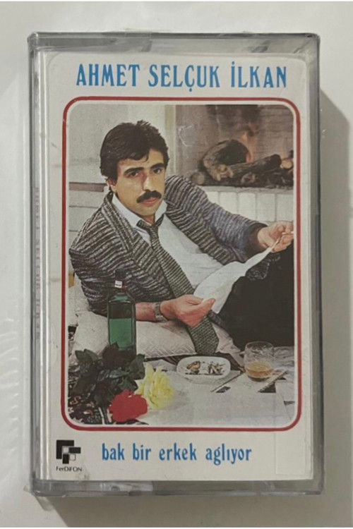 Ahmet Selçuk İlkan Bak Bir Erkek Ağlıyor Kaset (Jelatininde Sıfır Orjnal Dönem Baskı Kaset)
