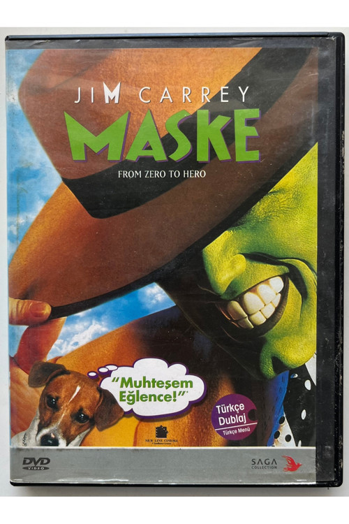 Jim Carrey Maske Dvd (Orjnal Dönem Baskı Cd)