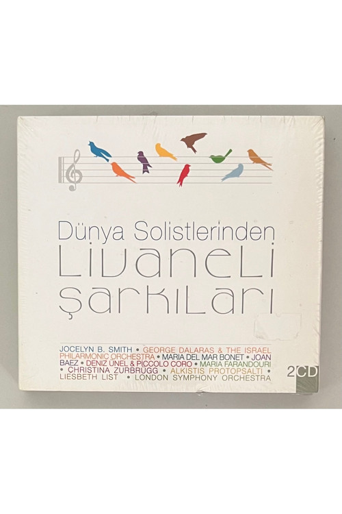Zülfü Livaneli Dünya Solistlerinden 2 Cd (Jelatinli Sıfır Orijnal Dönem Baskı Cd)