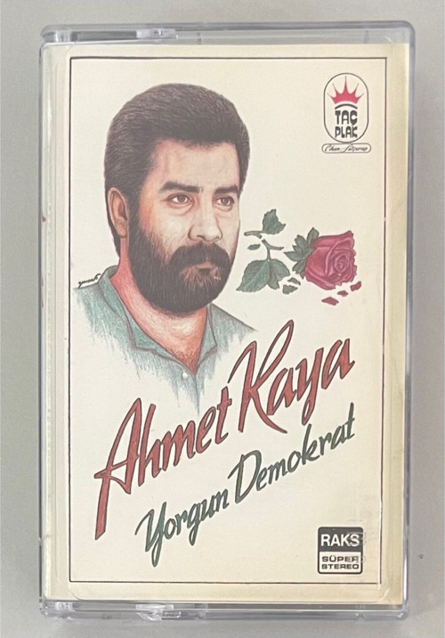 Ahmet Kaya Yorgun Demokrat Kaset (Orjnal Dönem Kağıt Baskı Kaset)