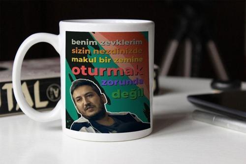 Gibi Feyyaz Yiğit Baskılı Kupa Dizi Replikleri Seramik Hediyelik Bardak