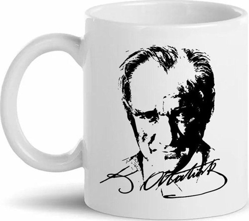 Atatürk Baskılı Kupa Bardak D01