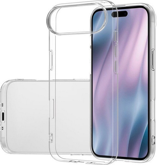 iPhone 17 Air uyumlu Kılıf Süper Silikon Şeffaf