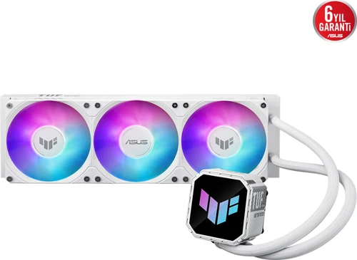 TUF Gaming LC III 360 TUF-GAMING-LC-III-360-ARGB-WHITE-EDITION 360mm Beyaz İşlemci Sıvı Soğutucu