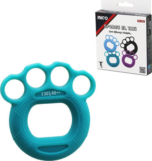 MUŞTA MODEL SPORCU SİLİKON EL YAYI ÇİFT KULLANIM = 40LBS - 50LBS (2818)