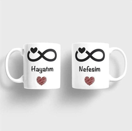 2 Adet Sevgili Aşk Çift Kupa Bardak