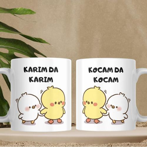 Karım Da Karım Kocam Da Kocam Sevgililer Günü Karı Koca Eş Özel Kupa Hediye