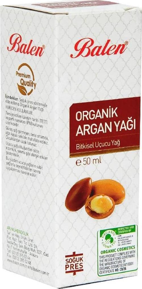 Organik Argan Yağı 50 ML Doğal Soğuk Sıkım Pres