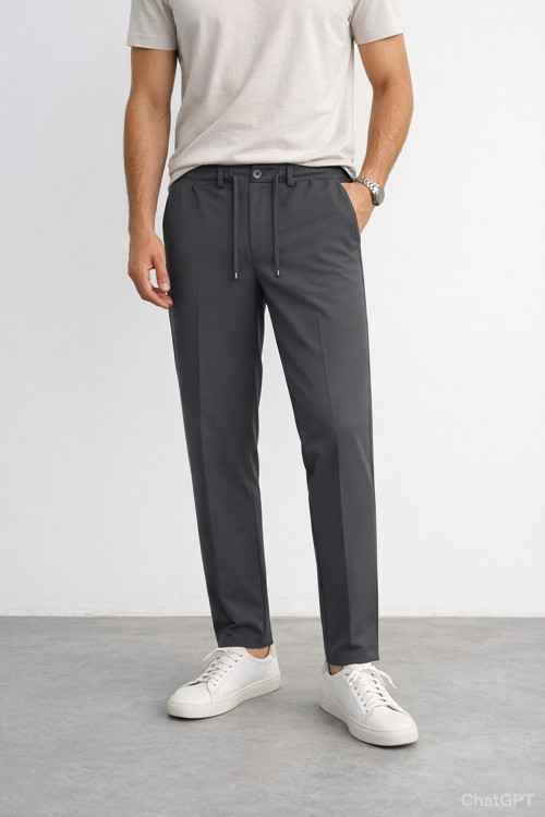 Erkek Jogger Pantolon 04055 Koyu Gri