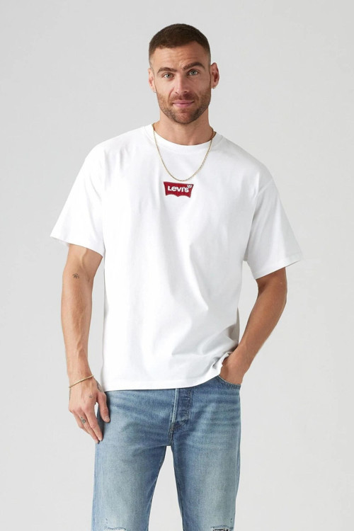 Erkek Bisiklet Yaka Beyaz T-Shirt - A9440-0002