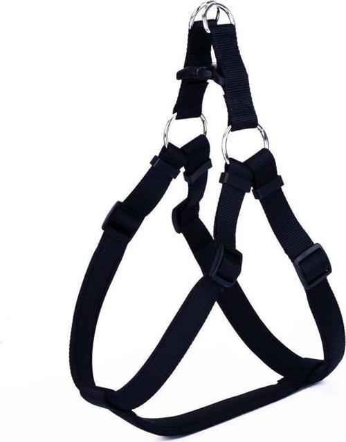 Konfor Dokuma Ronin Göğüs Tasması Siyah 2.5x65-75 Cm