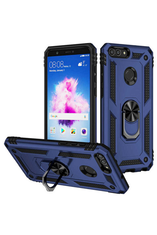 Huawei P Smart Kılıf Klfs Vega Kapak - Mavi