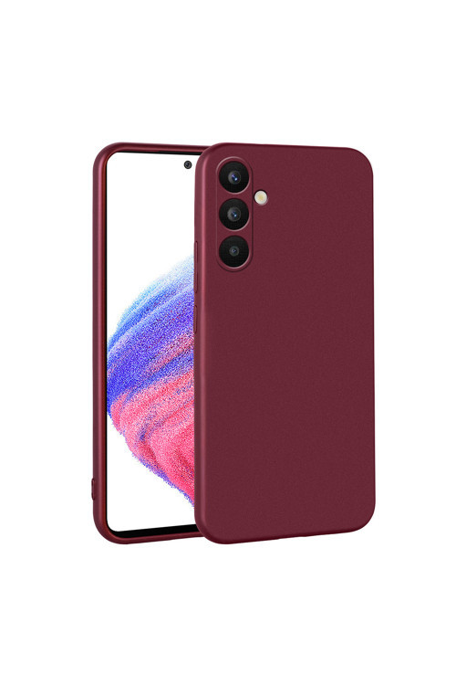 Galaxy A34 Kılıf Klfs Premier Silikon Kapak - Mürdüm