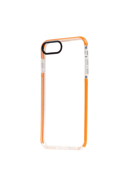İphone 7 Plus Kılıf Klfs Punto Kapak - Turuncu