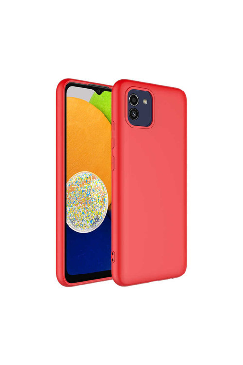 Galaxy A03 Kılıf Klfs Mara Lansman Kapak - Kırmızı