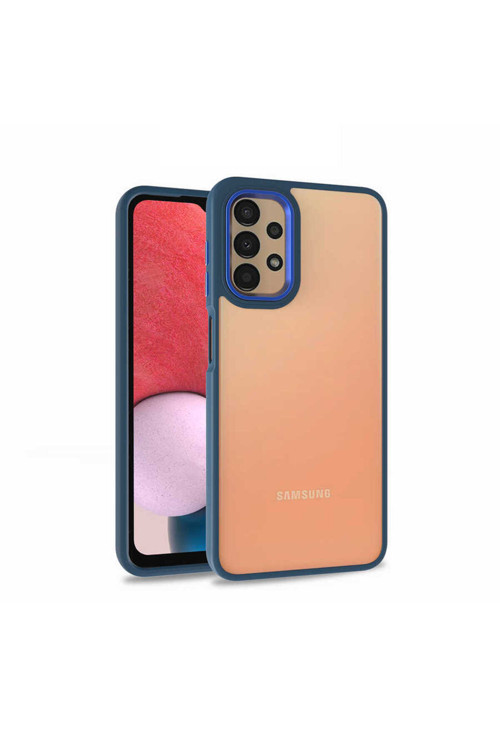 Galaxy A53 5G Kılıf Klfs Flora Kapak - Mavi