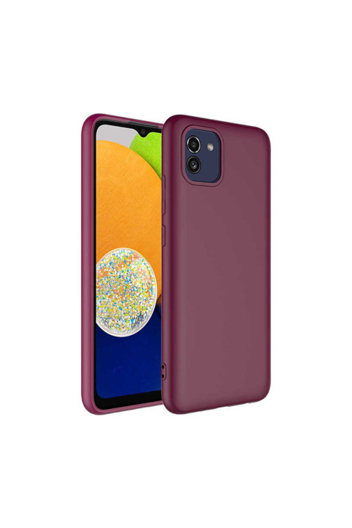 Galaxy A03 Kılıf Klfs Mara Lansman Kapak - Koyu Mor