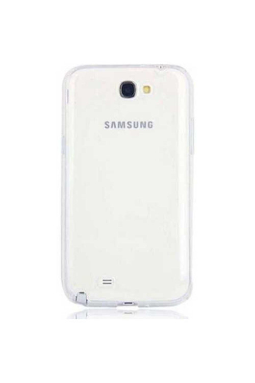 Galaxy Note 2 Kılıf Klfs Süper Silikon Kapak - Renksiz