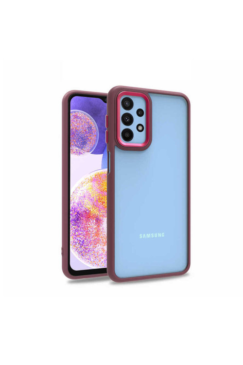 Galaxy A23 Kılıf Klfs Flora Kapak - Kırmızı