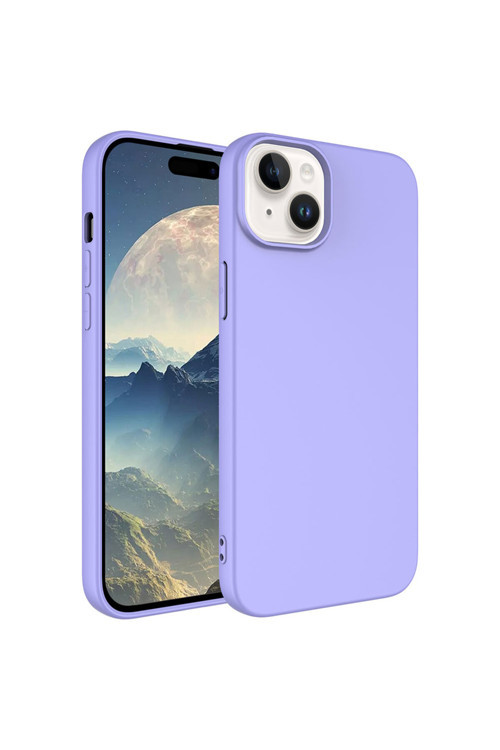 İphone 15 Uyumlu Klfs Lsr Lansman Kılıf-Lila
