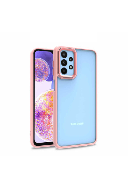 Galaxy A23 Kılıf Klfs Flora Kapak - Rose Gold