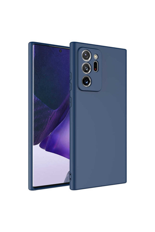 Galaxy Note 20 Ultra Uyumlu Klfs Mara Lansman Kılıf-Lacivert