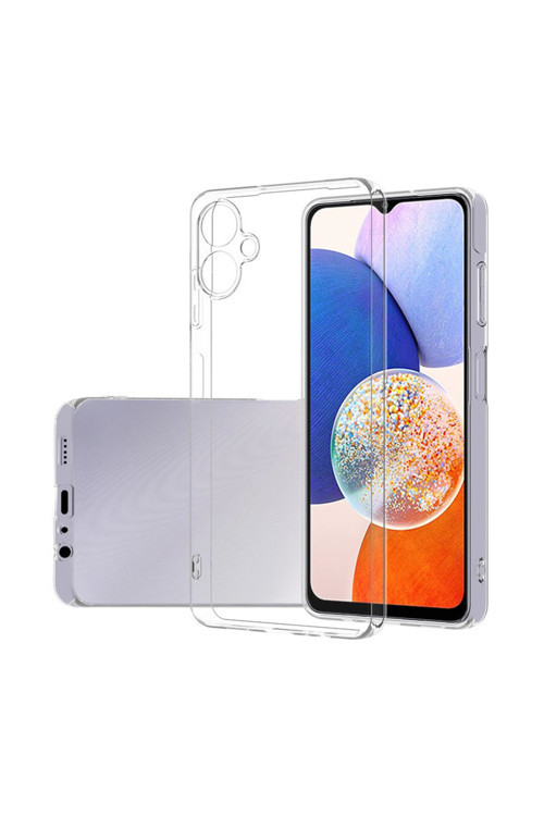 Galaxy A06 Kılıf Klfs Süper Silikon Kapak-Şeffaf