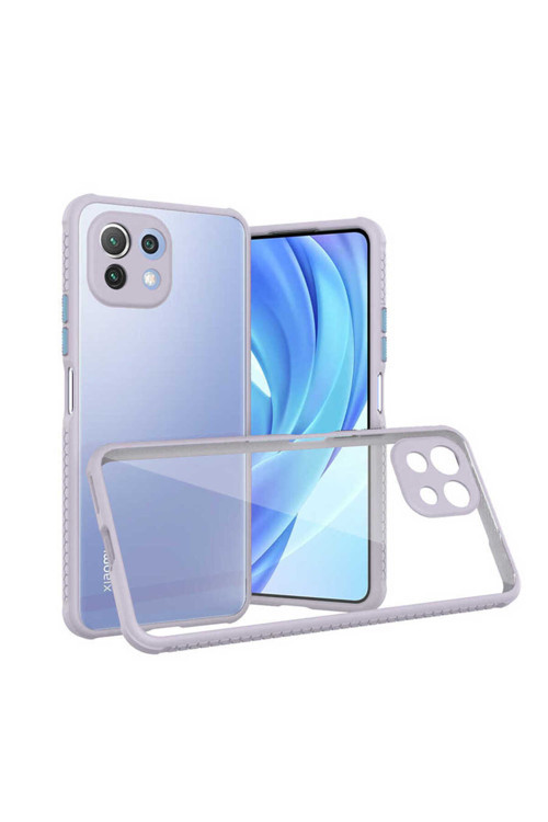 Mi 11 Lite Kılıf Klfs Kaff Kapak - Mor