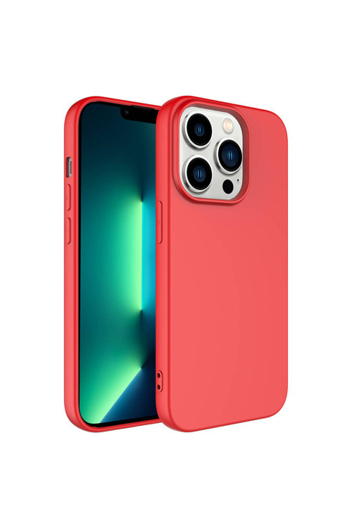 İphone 14 Pro Max Uyumlu Klfs Lsr Lansman Kılıf-Kırmızı