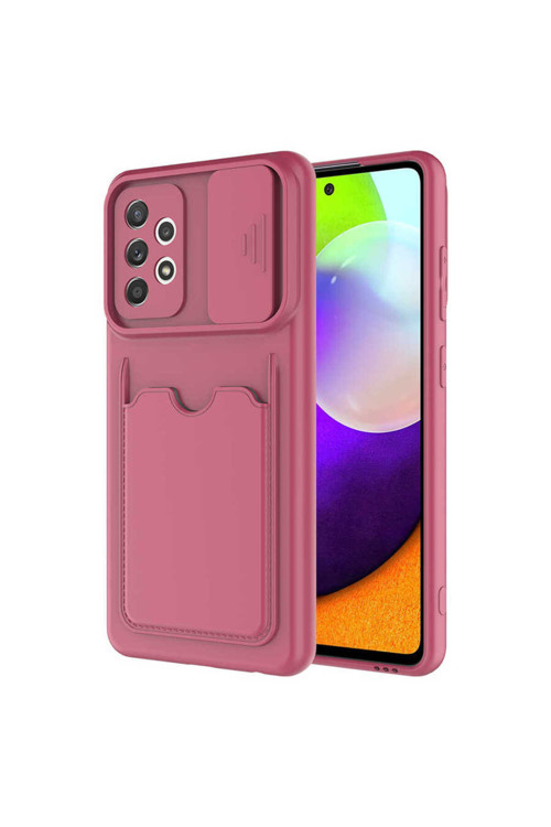 Galaxy A72 Kılıf Klfs Kartix Kapak - Koyu Mor