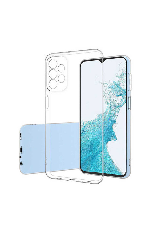 Galaxy A23 Kılıf Klfs Süper Silikon Kapak - Renksiz