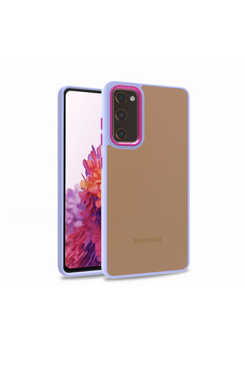 Galaxy S20 Fe Uyumlu Klfs Flora Kılıf-Lila