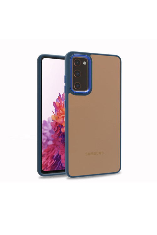 Galaxy S20 Fe Uyumlu Klfs Flora Kılıf-Mavi