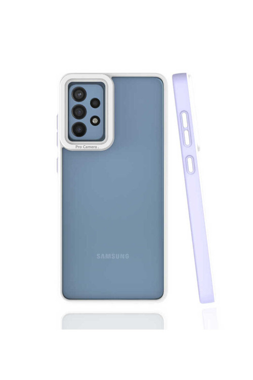Galaxy A72 Kılıf Klfs Mima Kapak - Lila