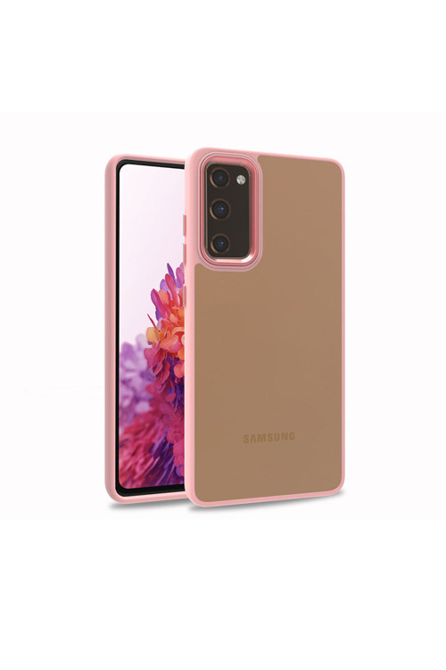 Galaxy S20 Fe Uyumlu Klfs Flora Kılıf-Rose Gold