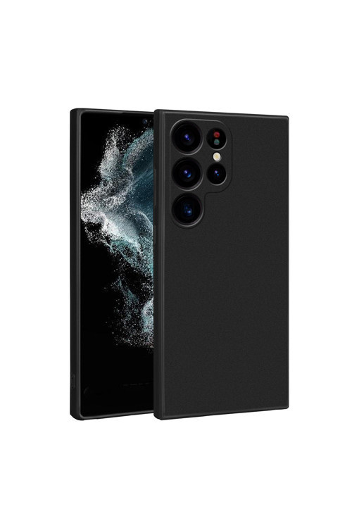 Galaxy S23 Ultra Uyumlu Klfs Premier Silikon Kılıf-Siyah