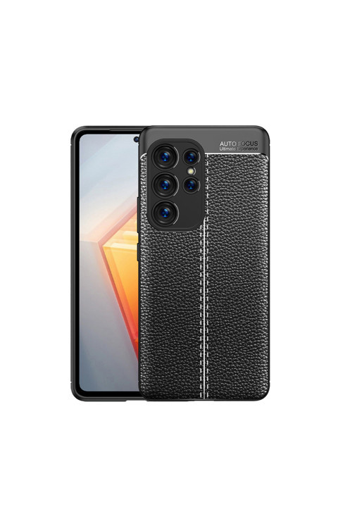 Galaxy S23 Ultra Uyumlu Klfs Niss Silikon Kılıf-Siyah