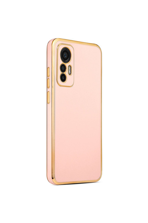 Mi 12 Lite Kılıf Klfs Bark Kapak - Rose Gold