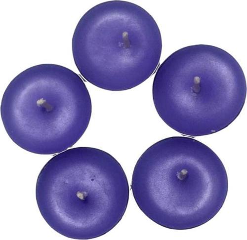 Tea Lights Mor Mum 5 Adet Yuvarlak Çay Mumu