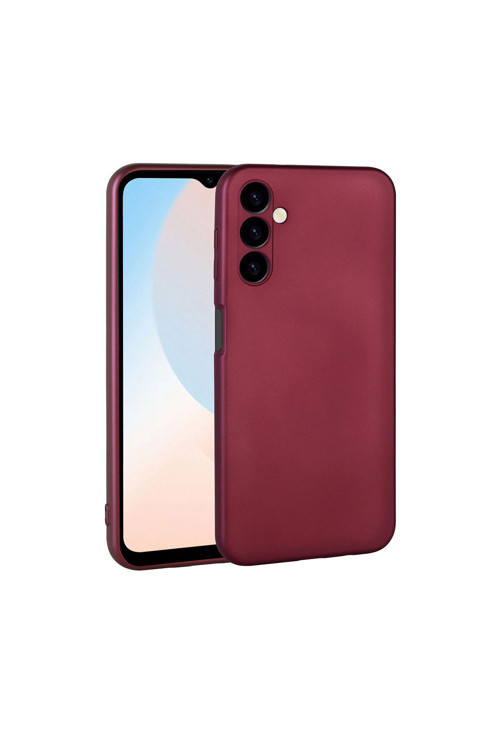 Galaxy A24 Kılıf Klfs Premier Silikon Kapak - Mürdüm