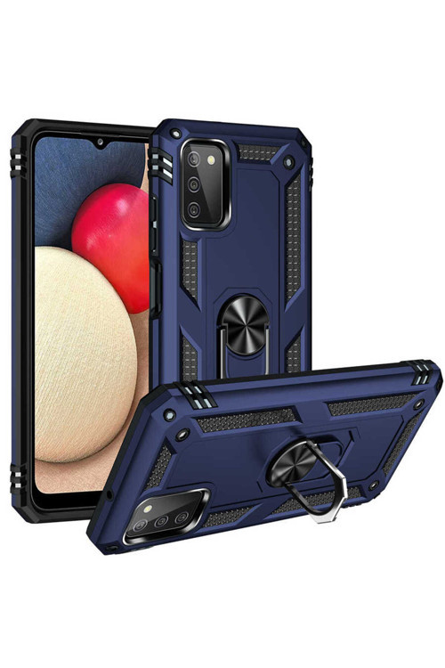 Galaxy A03S Kılıf Klfs Vega Kapak - Mavi