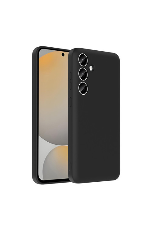Galaxy A55 Kılıf Kamera Korumalı Kartlık Hazneli Klfs Vitra Kapak - Siyah