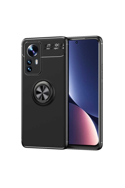 Mi 12 Pro Kılıf Klfs Ravel Silikon Kapak - Siyah